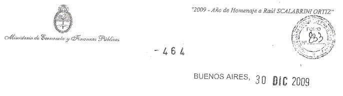 Resolución 464/09