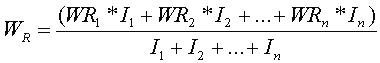 Riesgo general de los recursos de la red